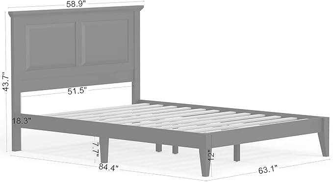 Cottage Complete Bed Ultimate Gray, Queen