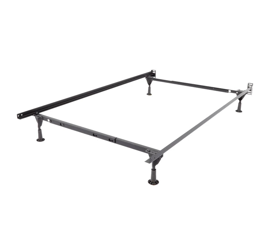 Standard Twin/Full/Queen, 1-1/4" steel, glides, 4 legs