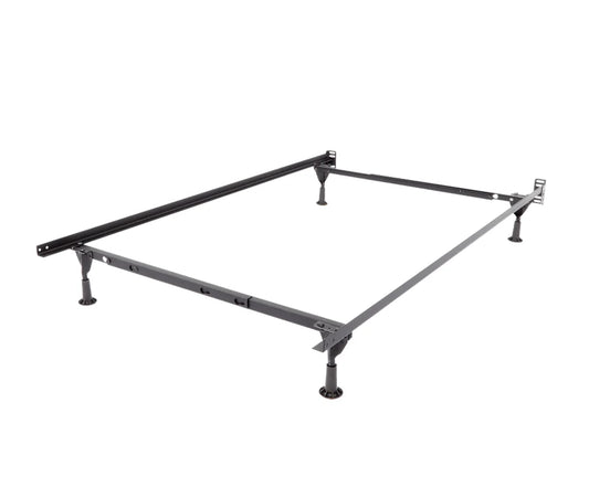 Standard Twin/Full/Queen, 1-1/4" steel, glides, 4 legs